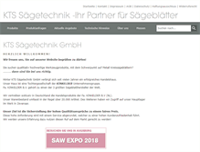 Tablet Screenshot of kts-saegetechnik.de